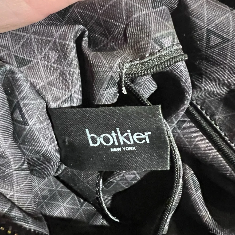 BOTKIER Warren leather women's shoulder hobo crossbody‎ bag  Black